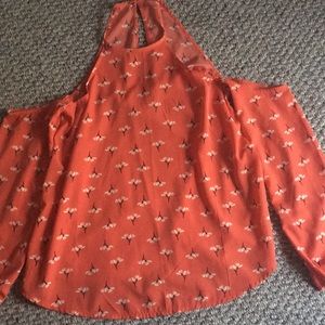 Cold shoulder blouse